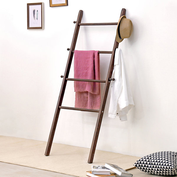 MyGift Wall Leaning Free Standing Towel Rack Wayfair